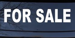 For Sale Resale Auto Car or Truck Window Decal Sticker
