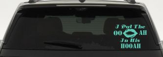 I Put The OO AH In His HOOAH Military Car or Truck Window Vinyl Decal Sticker (Mint)