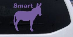 Smart Ass Funny Car or Truck Window Decal Sticker (Purple)