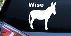Wise Ass Funny Car or Truck Window Decal Sticker