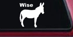 Wise Ass Funny Car or Truck Window Decal Sticker