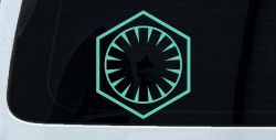 The First Order Sci Fi Car or Truck Window Decal Sticker (Mint)