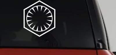 The First Order Sci Fi Car or Truck Window Vinyl Decal Sticker