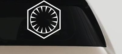 The First Order Sci Fi Car or Truck Window Vinyl Decal Sticker