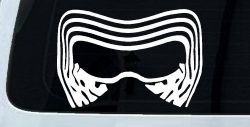 Kylo Ren Mask Sci Fi Car or Truck Window Decal Sticker