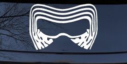 Kylo Ren Mask Sci Fi Car or Truck Window Decal Sticker
