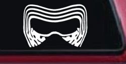 Kylo Ren Mask Sci Fi Car or Truck Window Decal Sticker