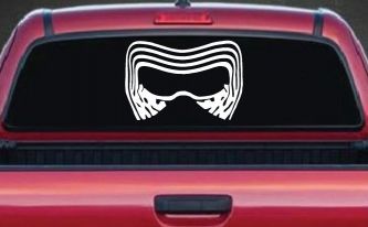 Kylo Ren Mask Sci Fi Car or Truck Window Decal Sticker
