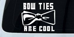 Doctor Who Bow Ties Are Cool Sci Fi Car or Truck Window Decal Sticker