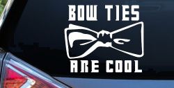 Doctor Who Bow Ties Are Cool Sci Fi Car or Truck Window Decal Sticker