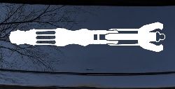 Doctor Who Sonic Screwdriver Sci Fi Car or Truck Window Decal Sticker