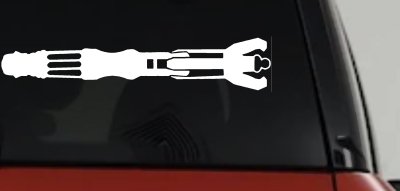 Doctor Who Sonic Screwdriver Sci Fi Car or Truck Window Vinyl Decal Sticker
