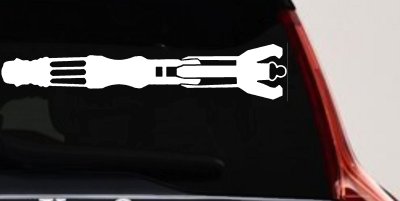 Doctor Who Sonic Screwdriver Sci Fi Car or Truck Window Vinyl Decal Sticker