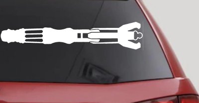 Doctor Who Sonic Screwdriver Sci Fi Car or Truck Window Vinyl Decal Sticker