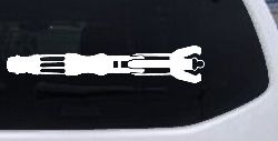 Doctor Who Sonic Screwdriver Sci Fi Car or Truck Window Decal Sticker