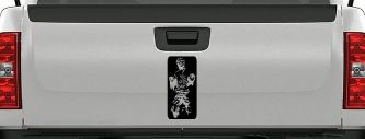 Star Wars Han Solo In Carbonite  Sci Fi Car or Truck Window Decal Sticker (Black)