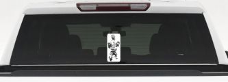 Star Wars Han Solo In Carbonite  Sci Fi Car or Truck Window Vinyl Decal Sticker (White)