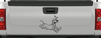 Jetsons Astro Dog Cartoons Car or Truck Window Vinyl Decal Sticker (Black)