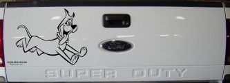 Jetsons Astro Dog Cartoons Car or Truck Window Decal Sticker (Black)