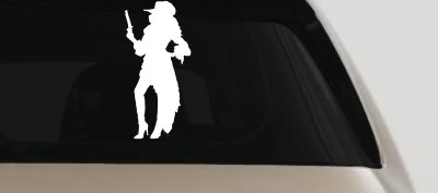 Pirate Wench Girl Car or Truck Window Vinyl Decal Sticker