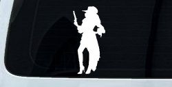 Pirate Wench Girl Car or Truck Window Decal Sticker