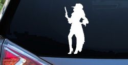 Pirate Wench Girl Car or Truck Window Decal Sticker
