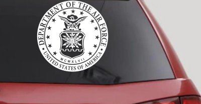 Department Of The Air Force Seal Military Car or Truck Window Vinyl Decal Sticker