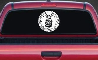 Department Of The Air Force Seal Military Car or Truck Window Decal Sticker