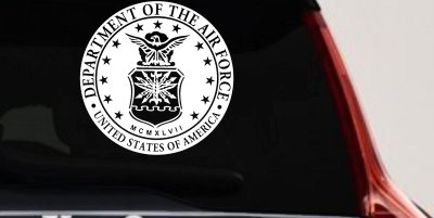 Department Of The Air Force Seal Military Car or Truck Window Vinyl Decal Sticker