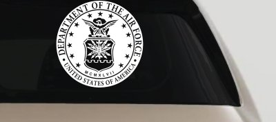 Department Of The Air Force Seal Military Car or Truck Window Vinyl Decal Sticker