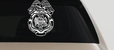 Military Police Badge United States Army Military Car or Truck Window Vinyl Decal Sticker