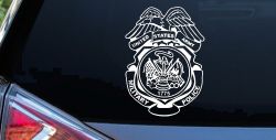 Military Police Badge United States Army Military Car or Truck Window Decal Sticker