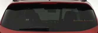 Southern Attitude Country Car or Truck Window Decal Sticker (Gold)