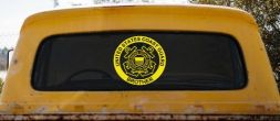 United States Coast Guard Brother Military Car or Truck Window Decal Sticker (Yellow)
