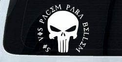 Punisher Skull Si Vis Pacem Para Bellem If You Want Peace Prepare For War Skulls Car or Truck Window Decal Sticker