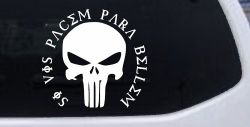 Punisher Skull Si Vis Pacem Para Bellem If You Want Peace Prepare For War Skulls Car or Truck Window Decal Sticker