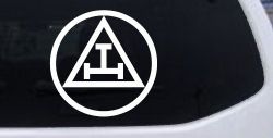 Royal Arch Masonry Mason Freemason Car or Truck Window Decal Sticker