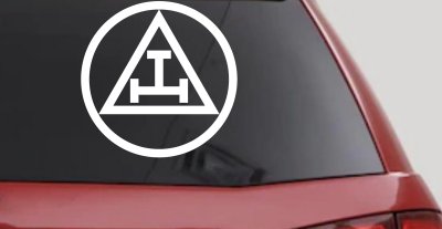 Royal Arch Masonry Mason Freemason Car or Truck Window Vinyl Decal Sticker