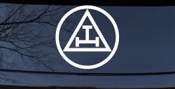 Royal Arch Masonry Mason Freemason Car or Truck Window Decal Sticker