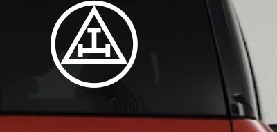 Royal Arch Masonry Mason Freemason Car or Truck Window Vinyl Decal Sticker