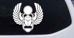 Egyptian Scarab Beetle Car or Truck Window Decal Sticker