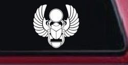 Egyptian Scarab Beetle Car or Truck Window Decal Sticker