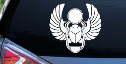 Egyptian Scarab Beetle Car or Truck Window Decal Sticker