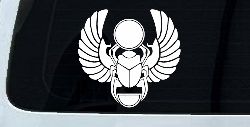 Egyptian Scarab Beetle Car or Truck Window Decal Sticker