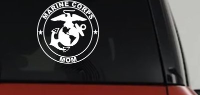 Marine Corps Mom Seal Military Car or Truck Window Vinyl Decal Sticker