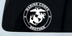 Marine Corps Brother Seal Military Car or Truck Window Decal Sticker