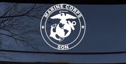 Marine Corps Son Seal Military Car or Truck Window Decal Sticker