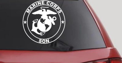 Marine Corps Son Seal Military Car or Truck Window Vinyl Decal Sticker