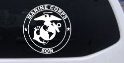 Marine Corps Son Seal Military Car or Truck Window Decal Sticker