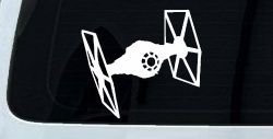 Tie Fighter Sci Fi Car or Truck Window Decal Sticker